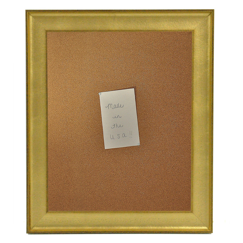 Linlin Wall Cork Bulletin Board, 1' 10" H x 1' 4" W