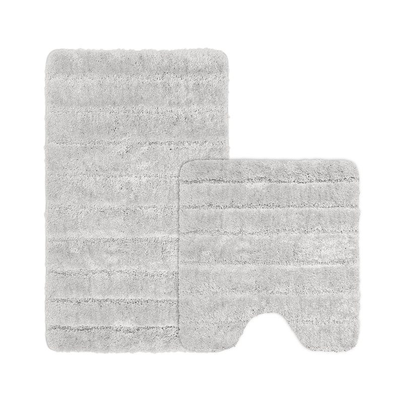Super Soft Cosy Comforting Lexington Bath Mat Set, White