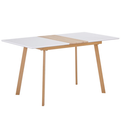 Lozano Extendable Metal Base Dining Table