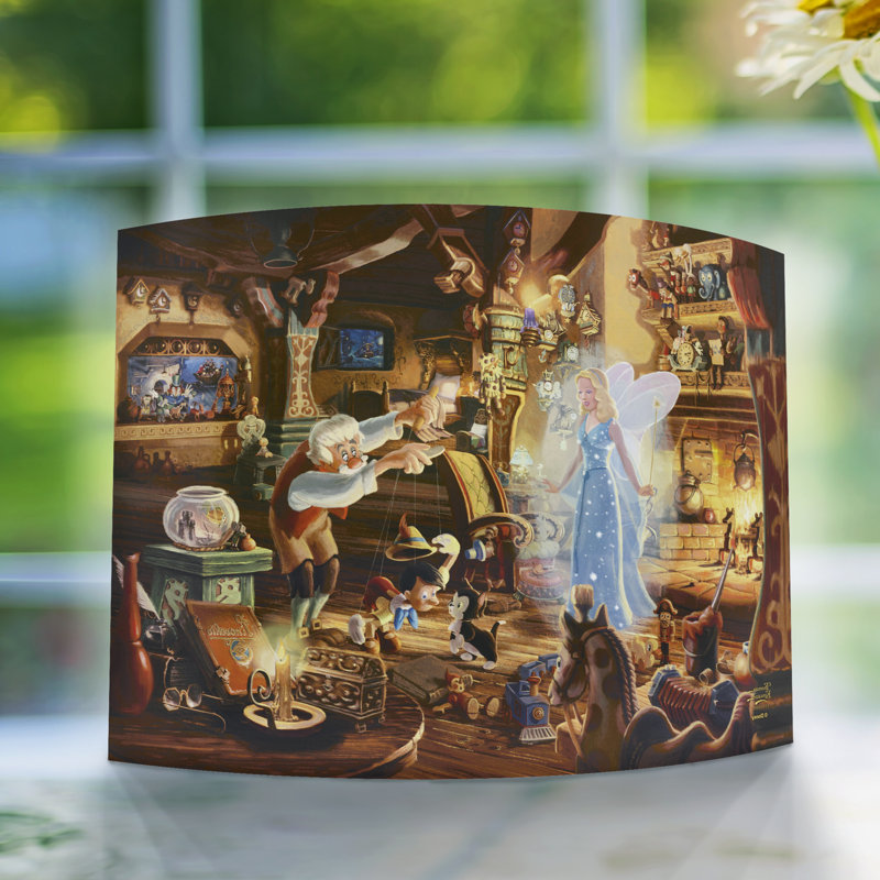Imprimé acrylique incurvé Disney (Geppetto's Pinocchio)