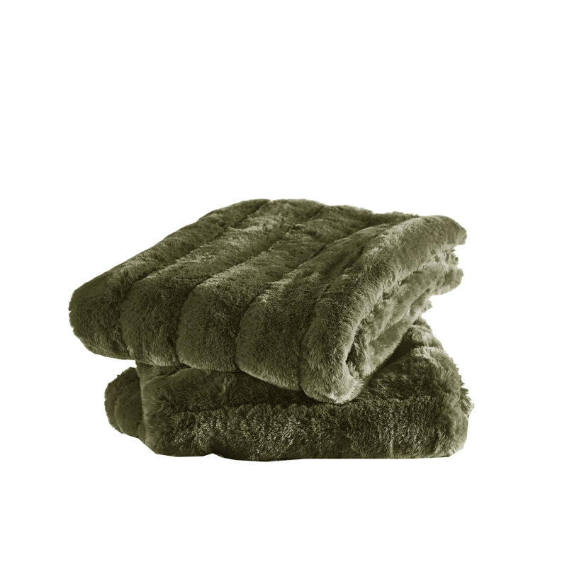 Square Euro Pillow Cover, Olive