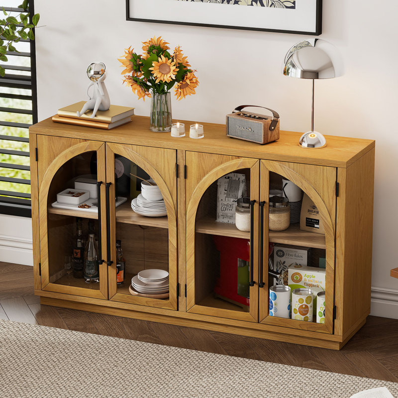 60.03" Sideboard, Natural Wood