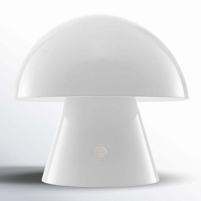 Lampe de table simple noire 7 po Xyanna, Blanc