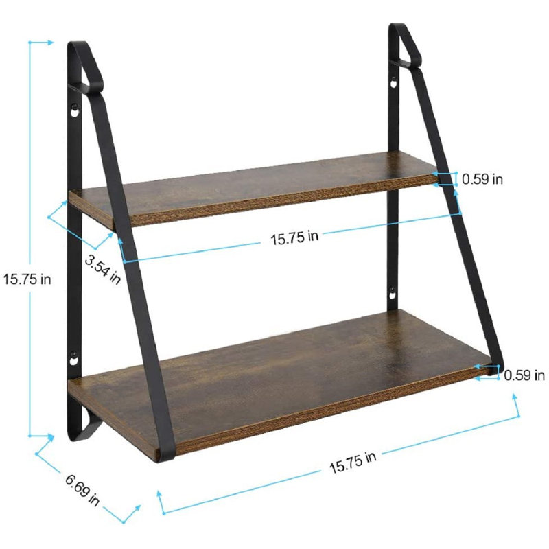 2 Piece Floating Shelf