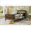 Lit plateforme pour enfant en métal Jet Black-129232109-129232110