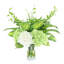 Real-Touch Hydrangeas Arranged with Mixed Greenery
