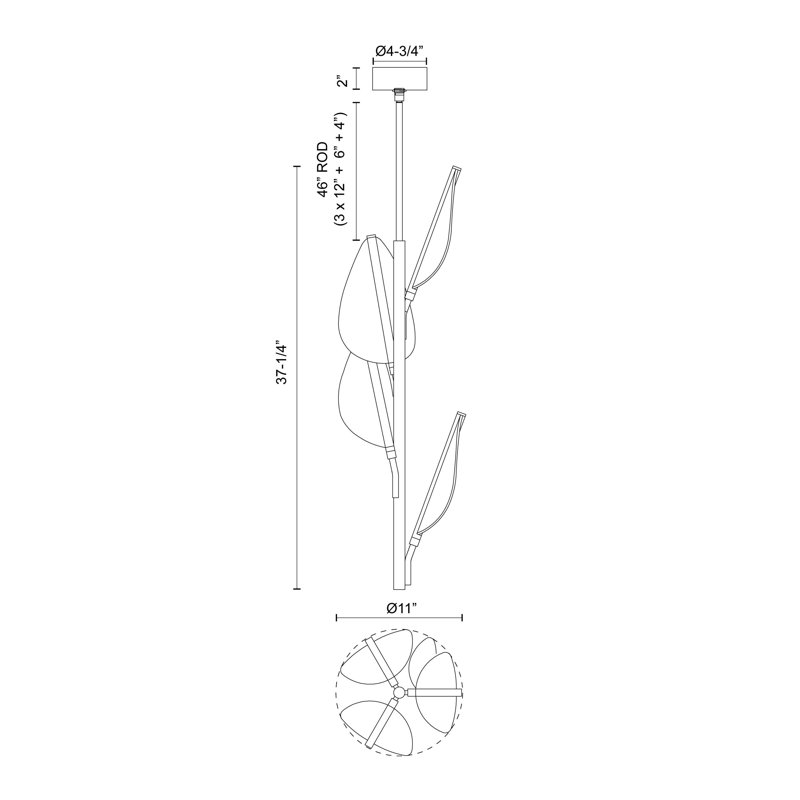 Flora 4 - Light LED Pendant