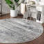 Tapis oriental bleu et gris Lanett-86630585