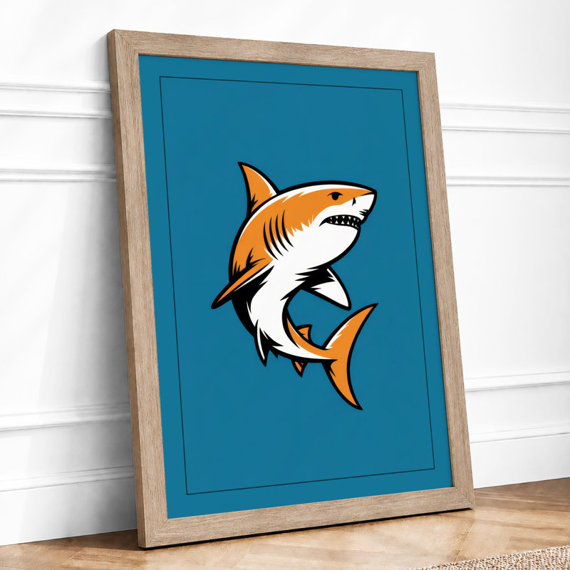 Tiger Shark Study Modern - Print