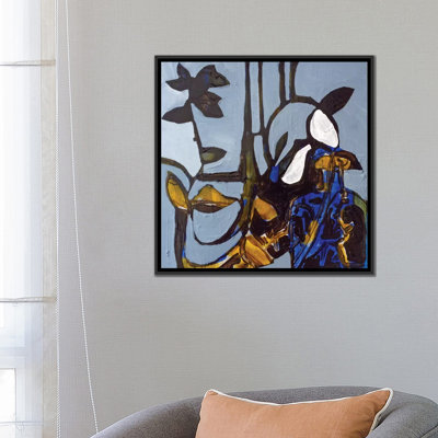 « blue i », impression sur toile