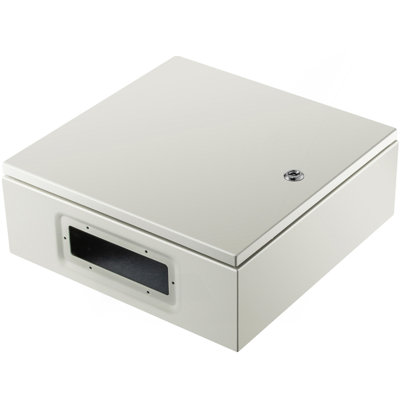 NEMA Steel Enclosure, 16 X 16 X 6'' NEMA 4X Steel Electrical Box, IP66 Waterproof & Dustproof, Outdoor/Indoor Electrical Junction Box, With Mounting Plate