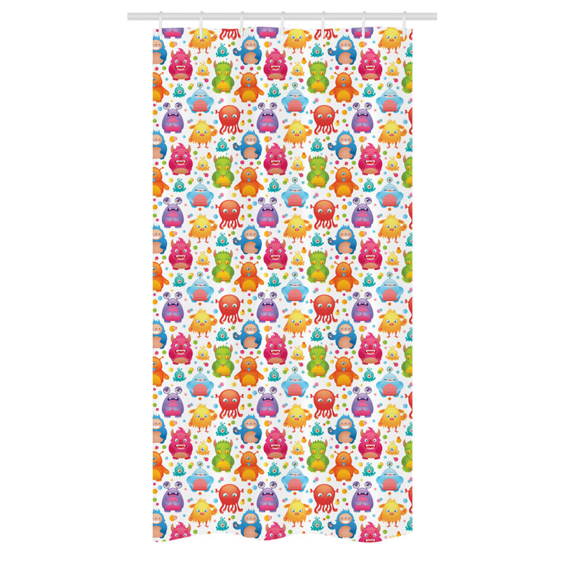 %100 Polyester Semi Sheer Curtain Single Panel, 36" W x 72" L