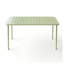 Longue table (verte) table de salle à manger d'extérieur Villa Courtyard-683276179