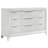 Mory 4pc Queen Bedroom Set, Herringbone Pattern, LED, White Wood-114566158