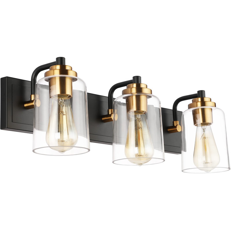 Luminaires de salle de bain 3 lumières pour miroir de salle de bain au-dessus du miroir