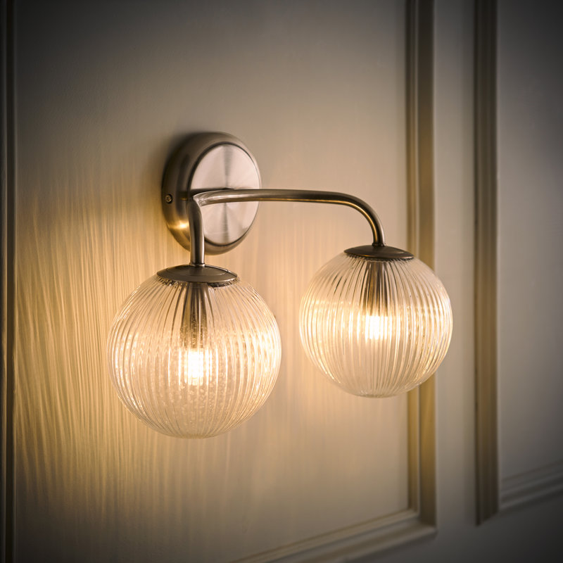 Wall Sconce, Brushed Nickel, No