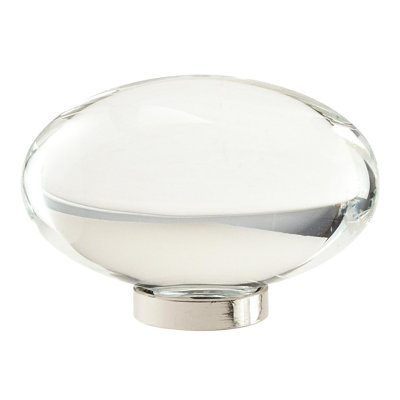 Glacio 1 3/4" Length Oval Knob