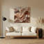 «Lyrical Abstraction 78», art mural en métal brun-1762966714