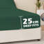 Leila Microfiber 25cm Deep Pocket Fitted Bed Sheet-1818402269-1869177537