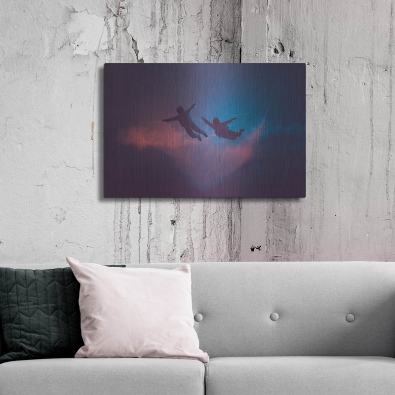  «Cosmic Freedom» par Ann Klee, art mural en métal, 36 po x 24 po, H 24 po x l 36 po