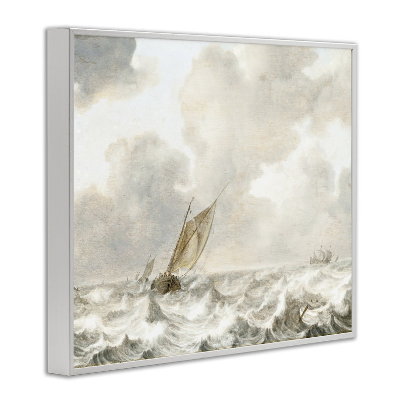 Giclée rétro encadrée, design par Leah Straatsma, Encadrement giclée blanc côtier, H 11 po x l 14 po