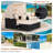 Oceanus 65'' Wide Steel Patio Daybed with Cushions-994751541