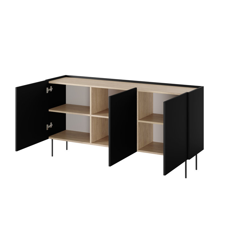 Bernardetta 170cm Sideboard, Black