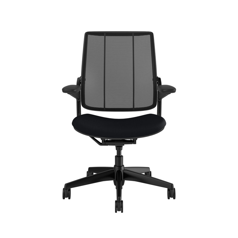 Diffrient Smart Swivel Task Chair by Niels Diffrient, Black Corde 4
