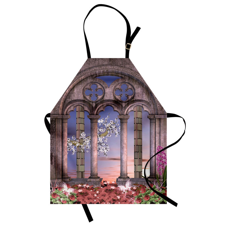 No Pattern Bib Apron