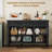 Buffet Cabinet Sideboard With Drawers, Shelves And Doors-1302509529-1278517092