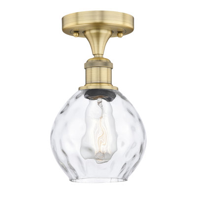 Joncas Glass Semi Flush Mount