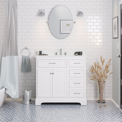 36'' Single Bathroom Vanity with Top
