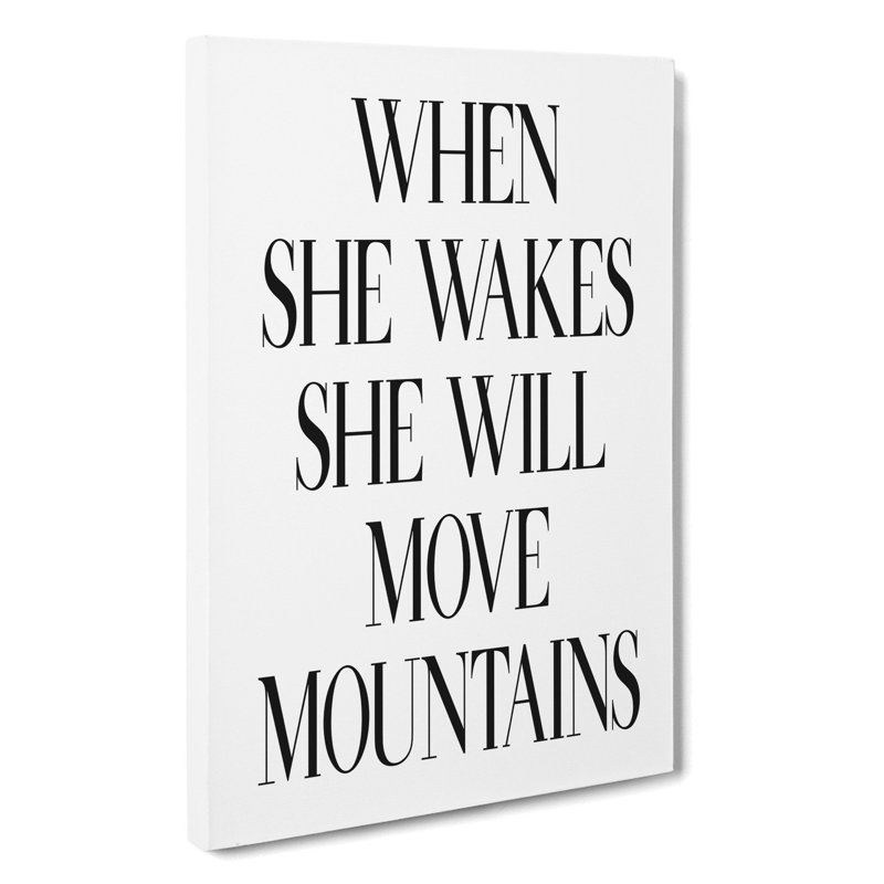 When She Wakes - Wrapped Canvas Print, 50cm H x 35cm W x 3cm D