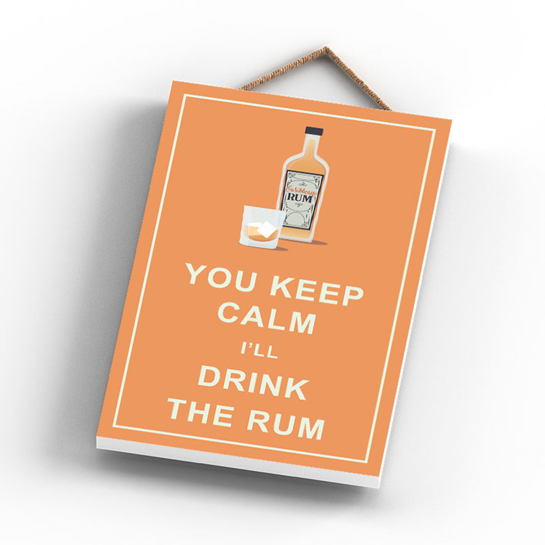 KEEP CALM RUM 185X120