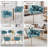 Modern Kitchen Chairs Velvet Upholstered Dining Chairs Set of 4-950729776