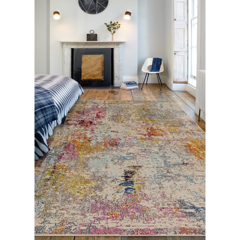 Enosburgh Abstract Area Rug, Rectangle 160 x 230cm