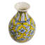 Vase en céramique Home & Manor - jaune-691889505