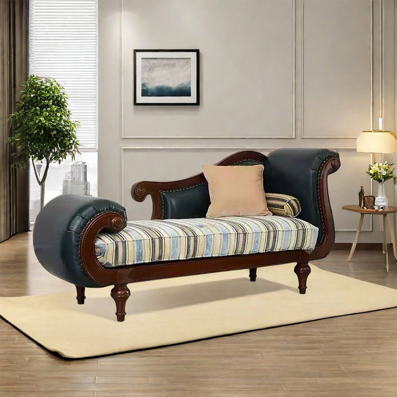 Fauteuil rétro léger et luxueux, Orienté à droite