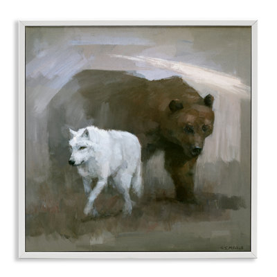«Wolf & Bear Impression», estampe numérique par Stephen Mitchell