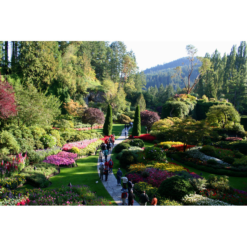 Butchart Gardens by QUILLE - Wrapped Canvas Print, 61cm H x 91cm W