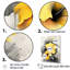 «Yellow and Grey Hibiscus Serenade», reproduction sur toile encadrée-1644863424-1644863429