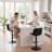 Modern Height Adjustable Swivel Bar Stools Upholstered Leather Barstool Kitchen Island Chairs With Metal Frame-1949709384