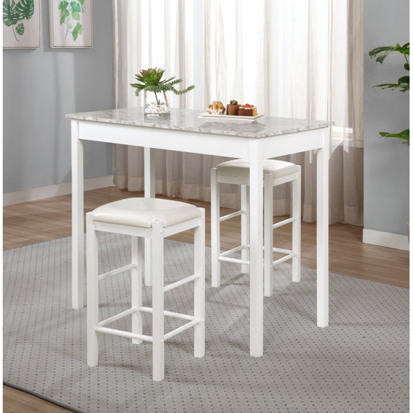 Winston Porter Loria 3 - Piece Dining Set & Reviews | Wayfair