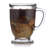 Libbey Kona Glass Coffee Mugs, 16-ounce