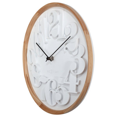 Ranferi Solid Wood Wall Clock