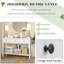 Commode d'appoint avec 3 tiroirs et tablette inférieure ouverte-136954134
