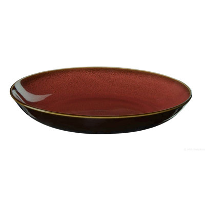 ASA Selection Kolibri Coupe Plate Rusty Red, dinner plate, porcelain, D 24cm