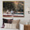 «Men Fishing At The Dock», photo sur toile