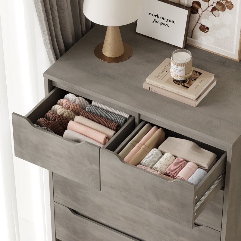 7 - Drawer Dresser, Ash Gray
