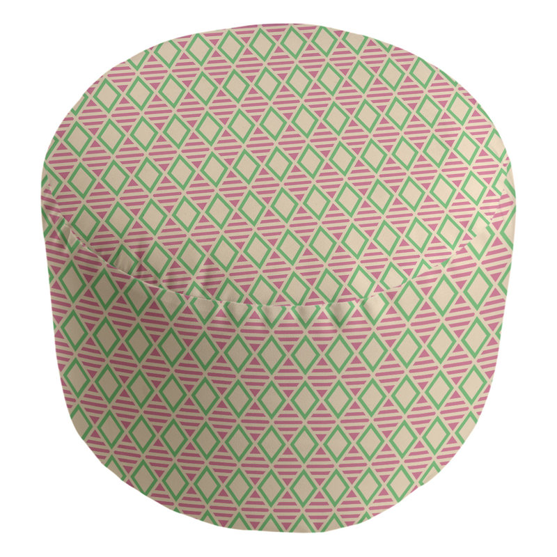Repose-pieds Avicia, Beige / Mauve
